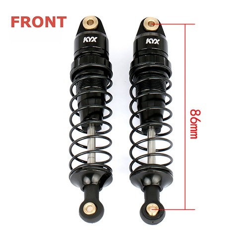 For Drag Slash1967chevrolet c10 Front Rear Shock Absorbers Kit RC Car Parts - Picture 7 of 8