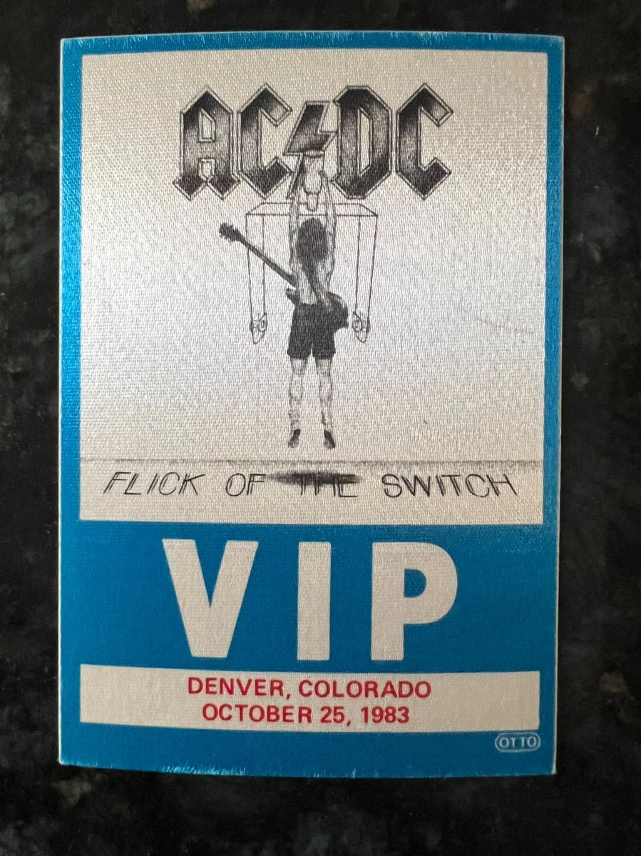 Original AC/DC Concert Memorabilia for sale | eBay