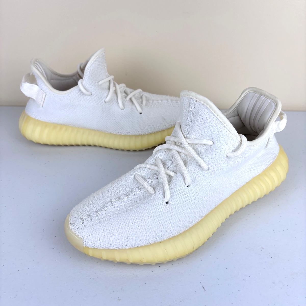 Adidas Yeezy Boost 350 v2 Cream Triple White CP9366 Men's Shoe - Main Image