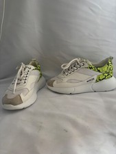 Mercer Amsterdam snake print neon trainers size Eur 36