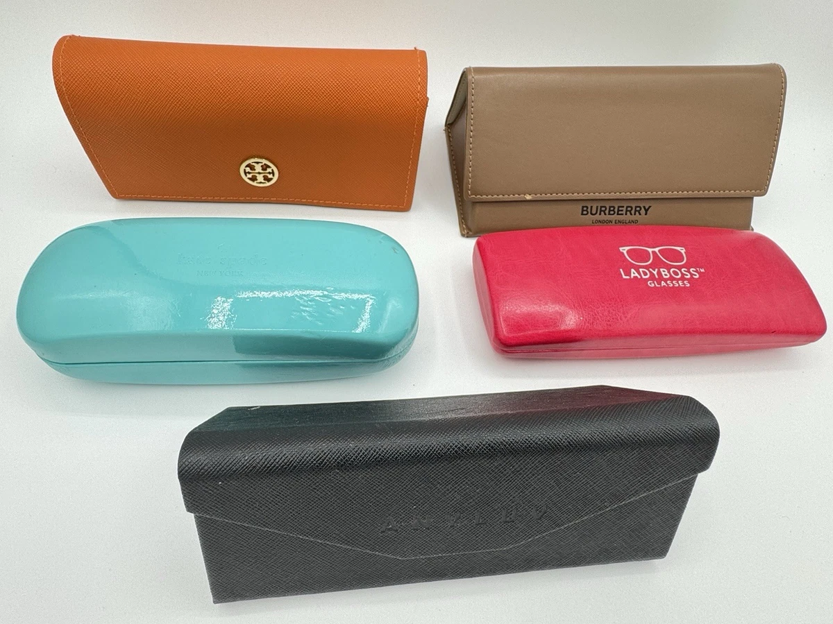 Three Sunglasses Cases- Burberry, Prada and Tory Burch Tory Burch TY7143U L (56 - 21) with Brown lenses and Black  main image 3