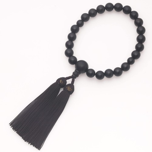 Tsuun Nenjuya Prayer Beads for Men with Prayer Beads Bag (Dark Brown) - Picture 3 of 5