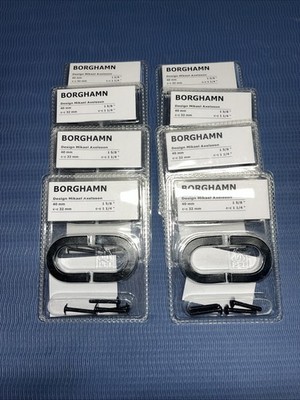 IKEA BORGHAMN 003.160.47 Solid Iron Handle **2 Per Pack X 8 Packs = 16 Handles**