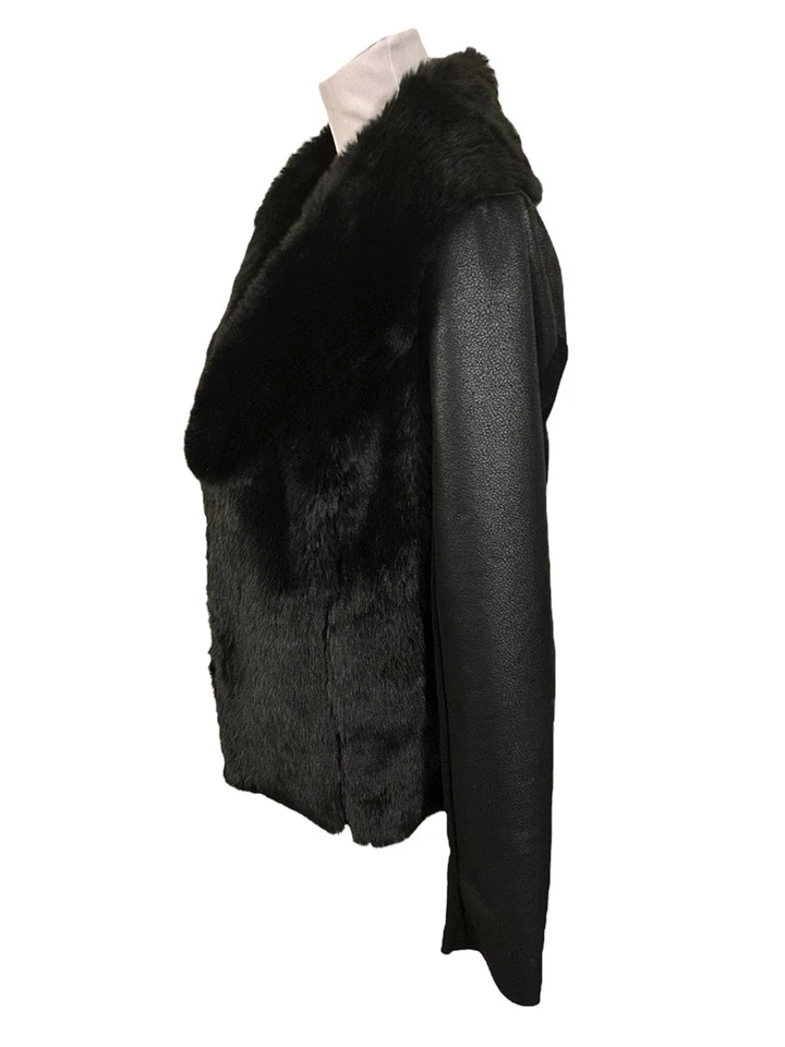 Chaqueta vintage imitación piel + imitación cuero simplemente vera vera wang mujer talla mediana Foto 4 de 4