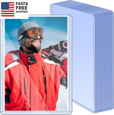 15 Pack Post Card Photo Top Loaders 4 X 6 Inches Hard Plastic Cards Sleeve Prote