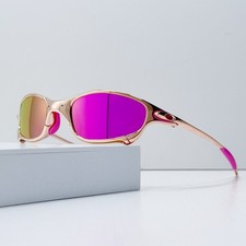 Oakley Juliet X-Metal Sunglasses Rose Gold Purple Iridium Vintage