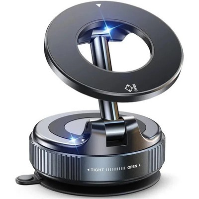 360° Adjustable Vacuum Suction Magnetic Bracket Car Phone Holder for Magsafe IPh
