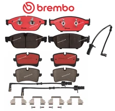 Front & Rear Brake Pad OES Ceramic +Sensor for Audi A6 / A6 Quattro / A7 Quattro