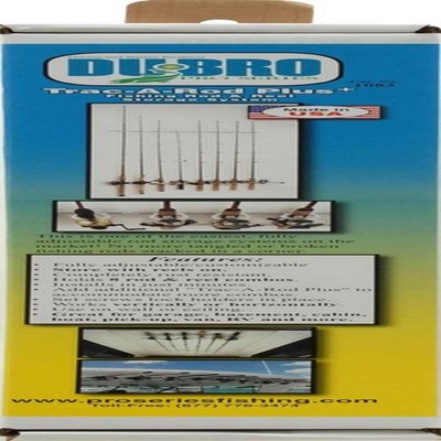 Trac-A-Rod Plus Storage System, Fully Adjustable, Holds 8 Rods with Reels on, 33