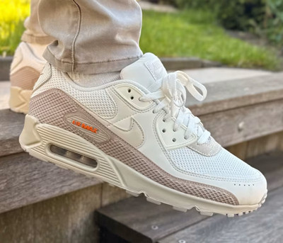 Nike Air Max 90 Premium Phantom Creme Herren Sportschuhe Größe UK 8,9,10,11,11,5