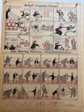 1910 COMIC PAGES (10) NEWSPAPER PAGES OKLA. CITY, GROUP #1