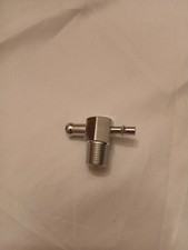 Intake Manifold Vacuum T Fitting 38 Npt Thread 14 38 Nipple Chrome Alum Intake Manifold Vacuum T Fitting 38 Npt Thread 14 38 Nipple Chrome Alum