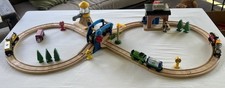 Thomas Friends Wooden MIXED LOT ENGINE WASH, SLING BRIDGE, SUDSY TRAINS  VGUC