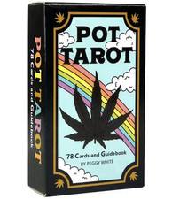 Pot Tarot Cards by Peggy White 78 Card Deck & Guidebook Tarot Cards Set