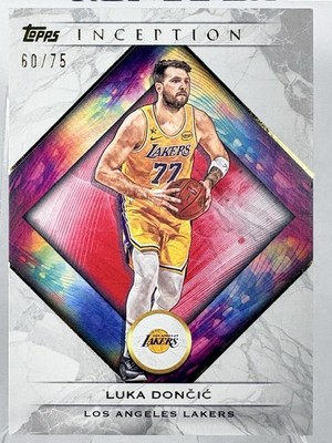 2025-26 Topps Inception Red #61 Luka Doncic 60/75 Los Angeles Lakers
