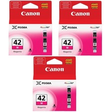Canon CLI-42 Magenta Ink Cartridge, 3-Pack