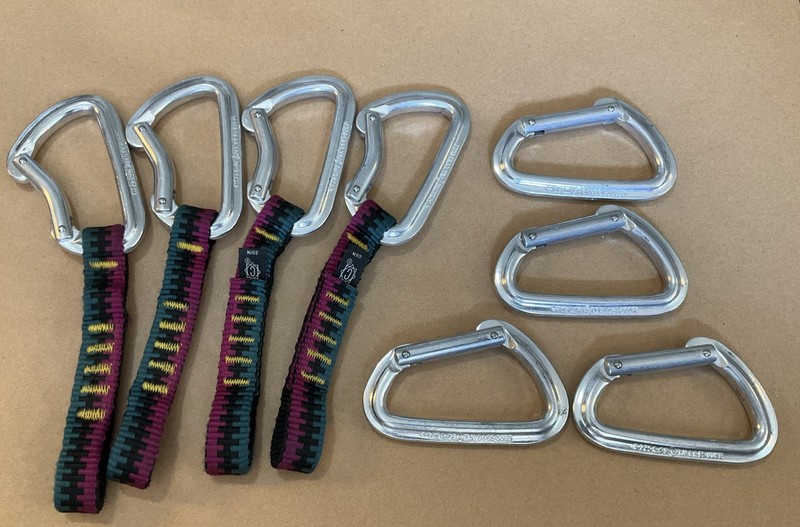Black Diamond 25 9 7kn 95 0082 Lot Of 8  Vintage Carabiner