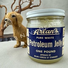 Pure White Petroleum Jelly  Vintage Arlan's Department Store ~ One Pound Jar