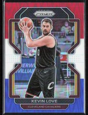 2021-22 Panini Prizm #115 Kevin Love Red White and Blue