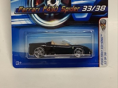 Hot Wheels Ferrari F430 Spider Lot Of 5 Red, Yellow, Black First