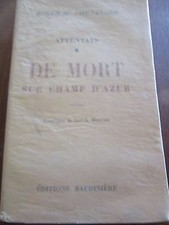 Roger M. Chenevard: Anschläge. De mort sur Champ d'Azur / Editions Baudinière