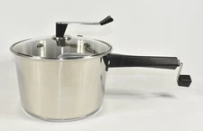 Whirley Pop Platinum Series Stove Top Popcorn Popper Maker 6 Qt Stainless Steel