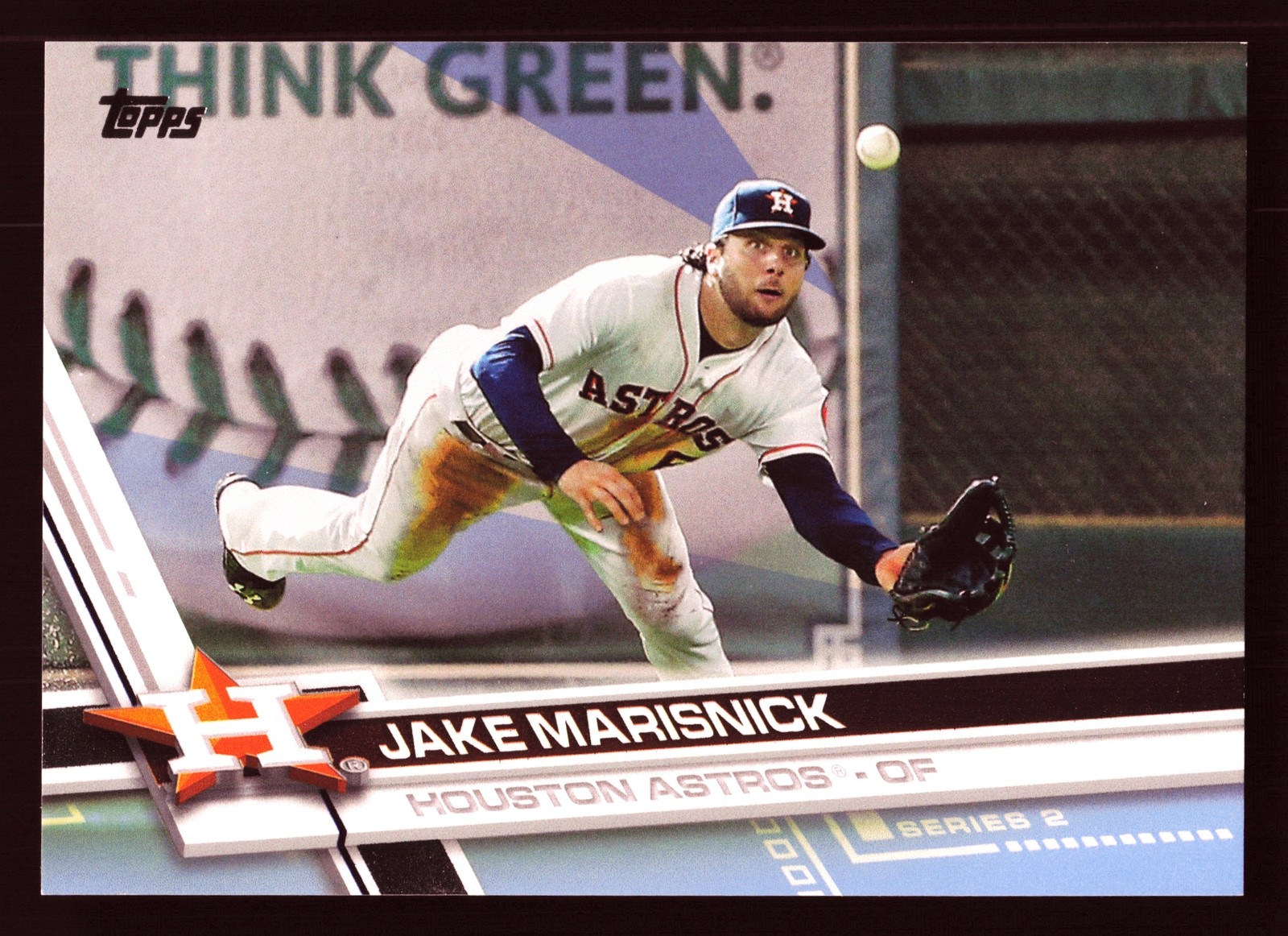 Jake Marisnick Houston Astros 2017 Topps Blue #526 SN /50