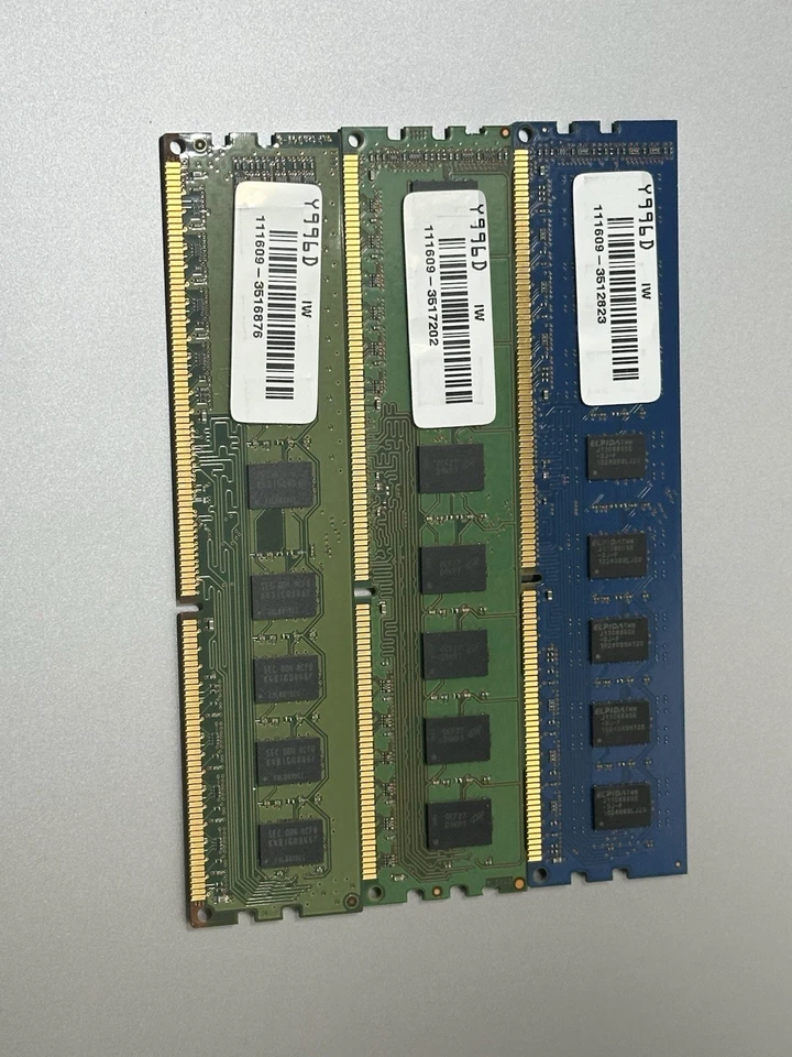 6 GB 3x2GB 2Rx8 PC3-8500U Desktop RAM - Image 2 of 2