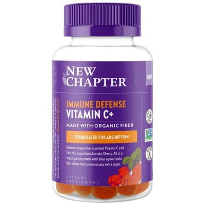 9/27 New Chapter Vitamin C+ Gummies   40% Less Sugar§, Excellent Source of Vitam