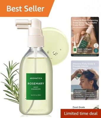 Rosemary Water Growth Spray - Nourishing Hair Treatment with Biotin & Caffeine