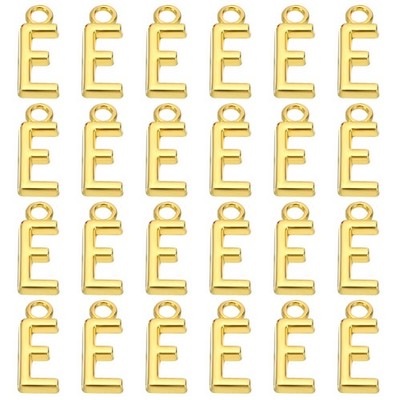 Letter Charm, 50 Pcs Alphabet Charm Initial Pendant Charm Bulk Cute DIY for J...
