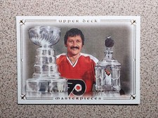 2008-09 UD Masterpieces #75 Bernie Parent