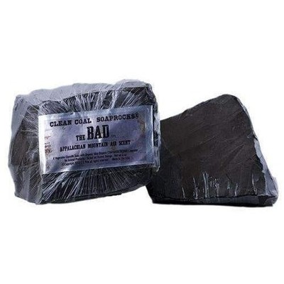 ''The Bad'' SoapRocks Bar Soap Lump Of Clean Coal Natrual Ingredients Glycerine