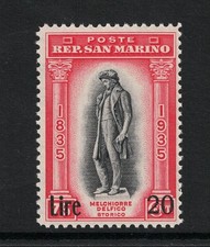 1942 Saint-Marin, Delphes surimprimé #227, neuf neuf neuf dans son lot**