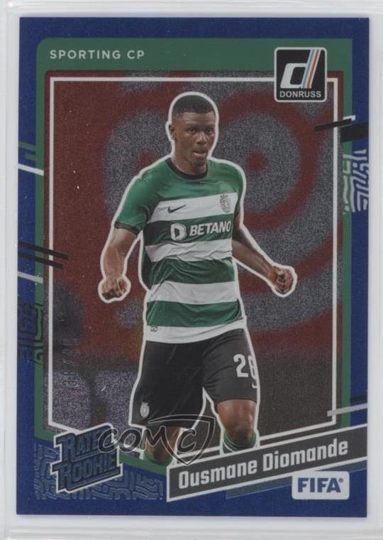 2023 Panini Donruss FIFA Rated Blue 38/49 Ousmane Diomande #190 Rookie RC 14ch