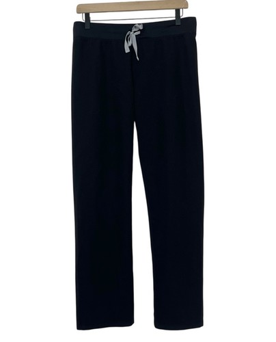 Figs Women’s Livingston Basic Scrub Pants Black Drawstring Waist Small Petite