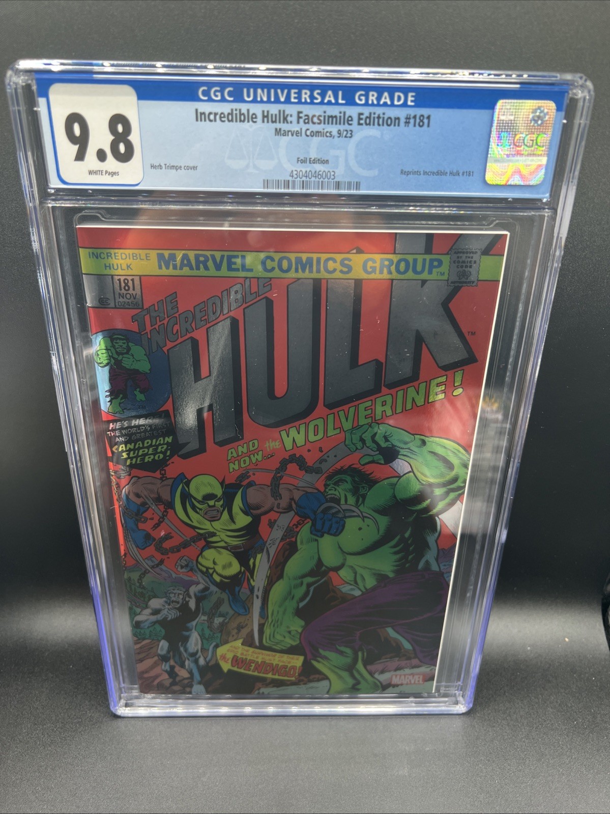 Incredible Hulk #181 (2023 Facsimile Foil Edition) Value - GoCollect
