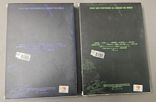 2 Stray Kids No Easy NOEASY Album Green Purple Version Stickers Booklet K-Pop CD - Picture 2 of 18