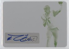 2017 Leaf Metal Draft Printing Plate Yellow 1/1 Davis Webb #AD-DW1 Auto 05or