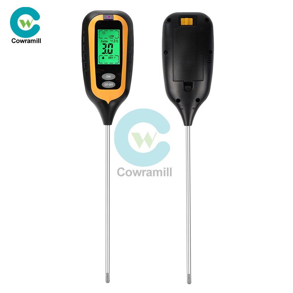 6in1 Digital PH Tester Soil Water Moisture Light Test Meter Temperature Humidity