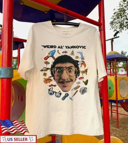 Vintage WEIRD AL YANKOVIC 1985 Tour Concert T shirt Unisex Adult Size S to 5XL - product listing photo