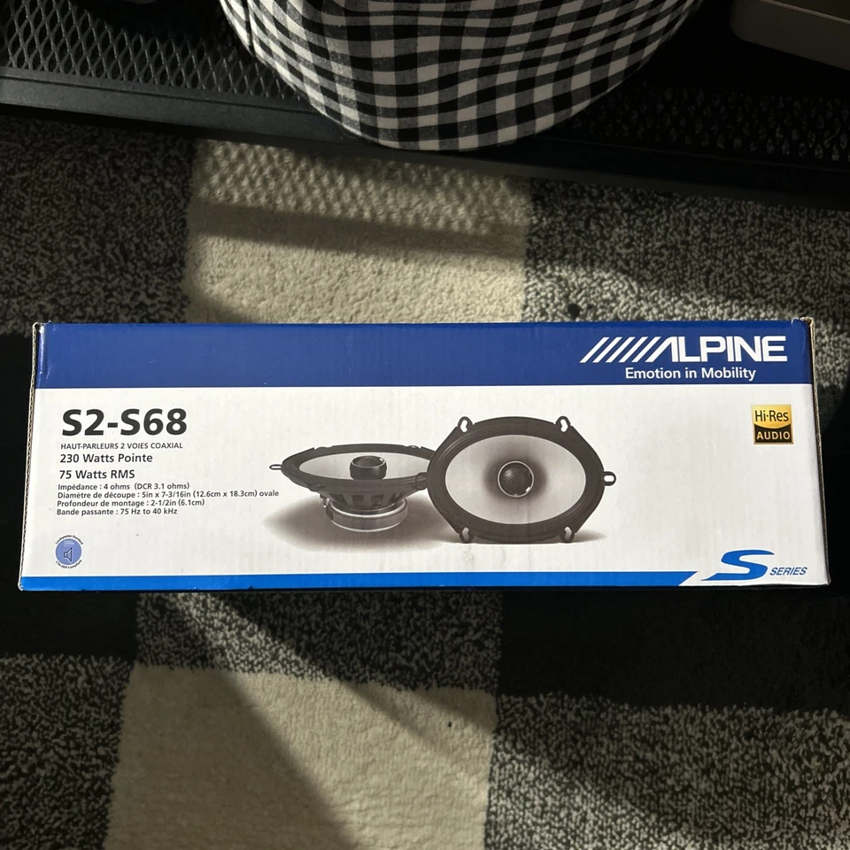 Alpine S2-S68 - Next-Generation S-Series 6x8 Coaxial Speaker Set - BRAND NEW - Image 3 of 3