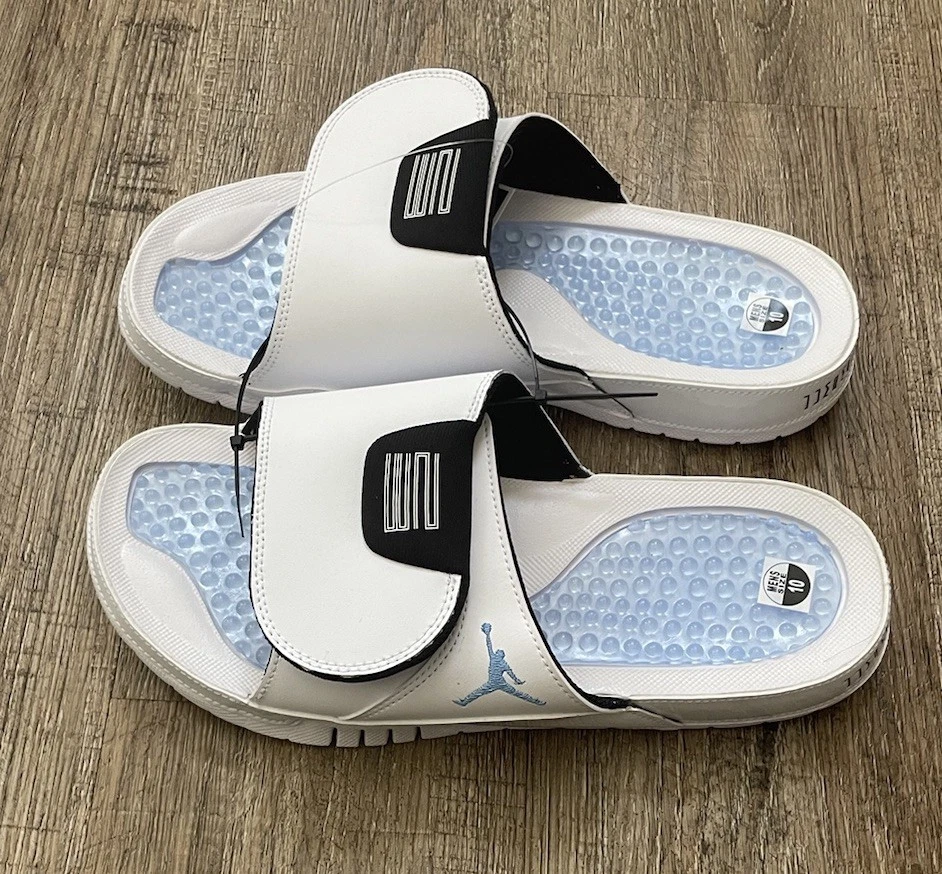 Sandali Nike Uomo Hydro X1 Retro Slide Bianco Blu Tg 10 FN2452 104