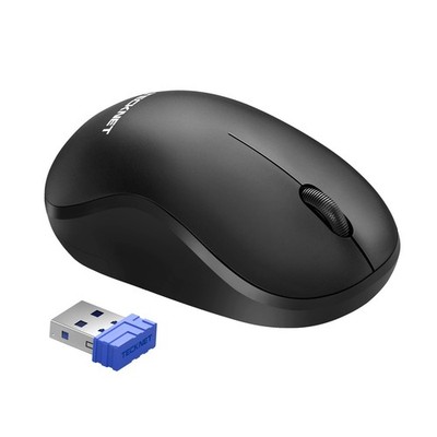 Kabellose Maus 2,4 GHz USB Optisch Mini Tragbar Kabellos Ergonomisch Schwarz