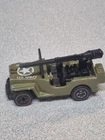 Vintage Hot Wheels 1970 Redline U.S. Army Jeep Gunslinger Olive Green EX COND!