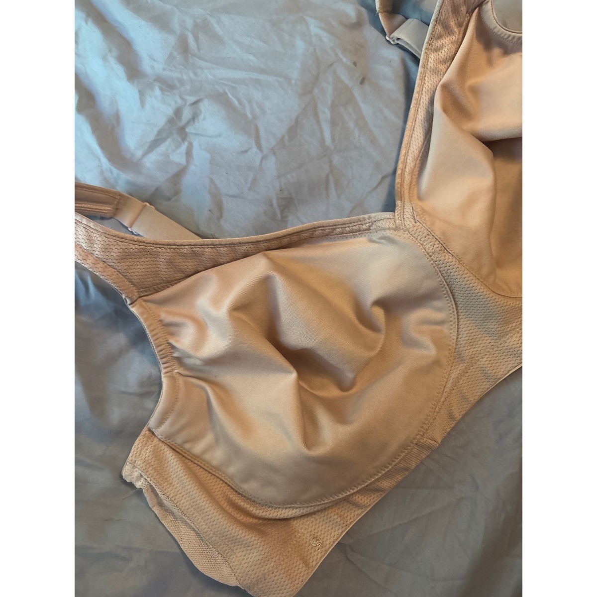 Glamorise Sport Beige Full Figure No Bounce Camisole Sports Bra, 50D View 2