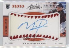 2020 Absolute Rookie Baseball Material Signatures 7/149 Mauricio Dubon Auto 0b2