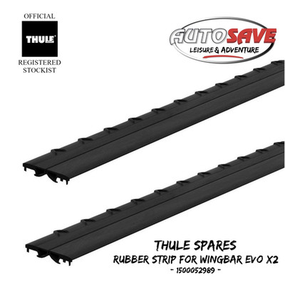 THULE SPARES - Rubber Strip for WingBar EVO ~ T-Track Interface ~ PAIR (52989)