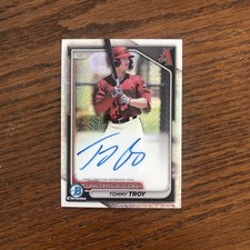 tommy troy 2024 Bowman Chrome Mega Box Mojo Refractor Autograph Rookie