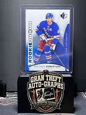 Upper Deck 2025-26 SP Rookie Authentics #128 Matthew Robertson Blue Rangers NHL